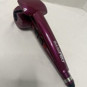 BeLiss Pro Curl Genius Professional Purple Spiral Curling Iron Pristine
